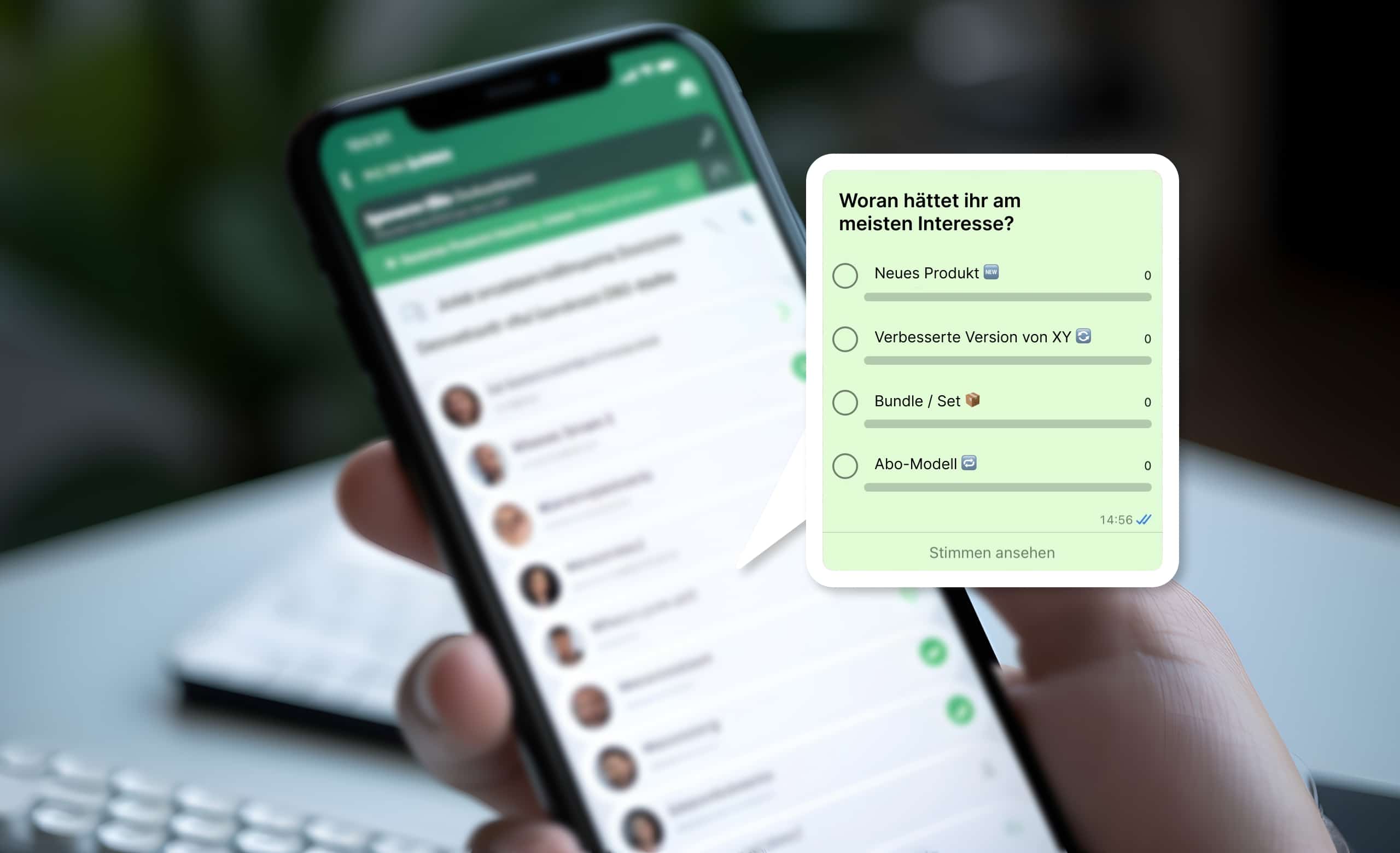 WhatsApp Abstimmungen