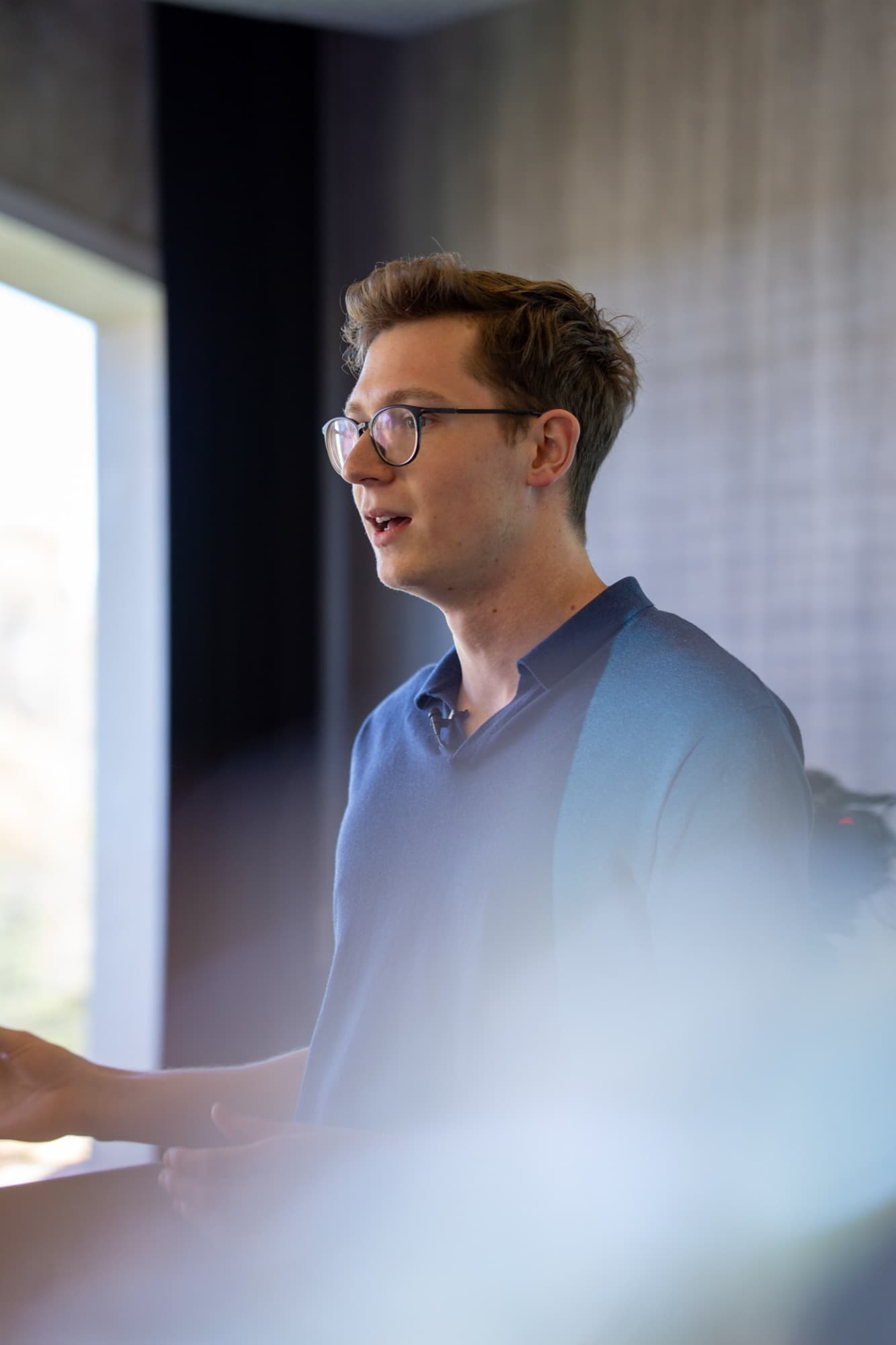 Thomas Grabner führt die OMR Guided Tour