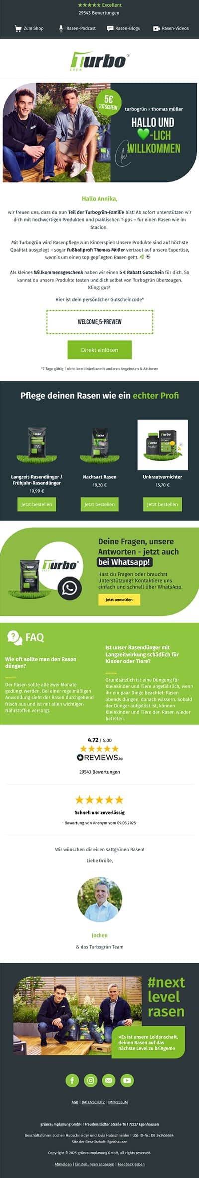 Turbogrün — Herzlich willkommen bei Turbogrün 💚