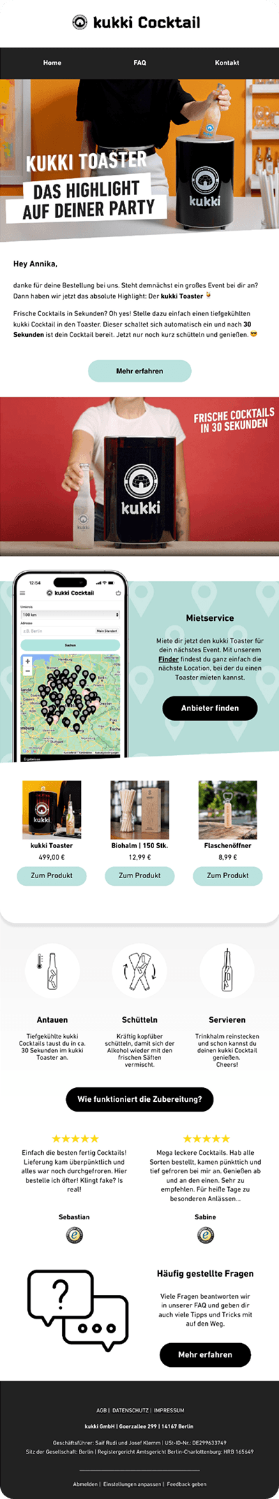Kukki Cocktail — Steht ein großes Event an? 🥳