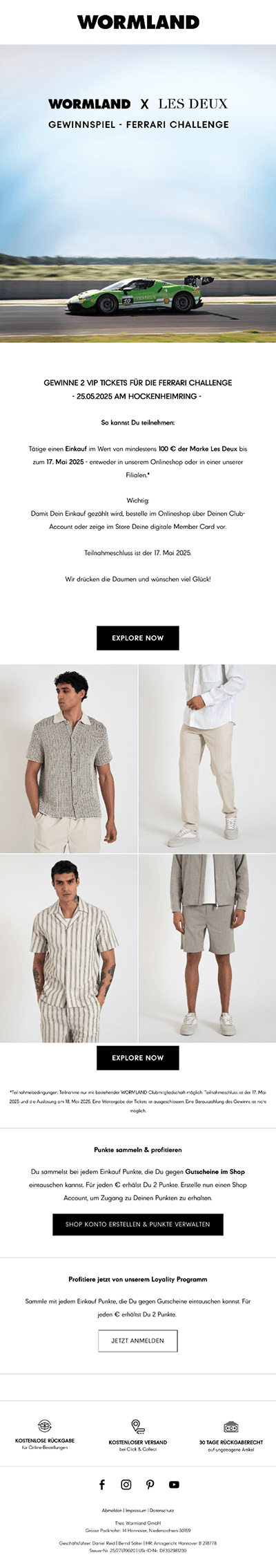 Wormland — Gewinne 2 VIP Tickets für die Ferrari Challenge